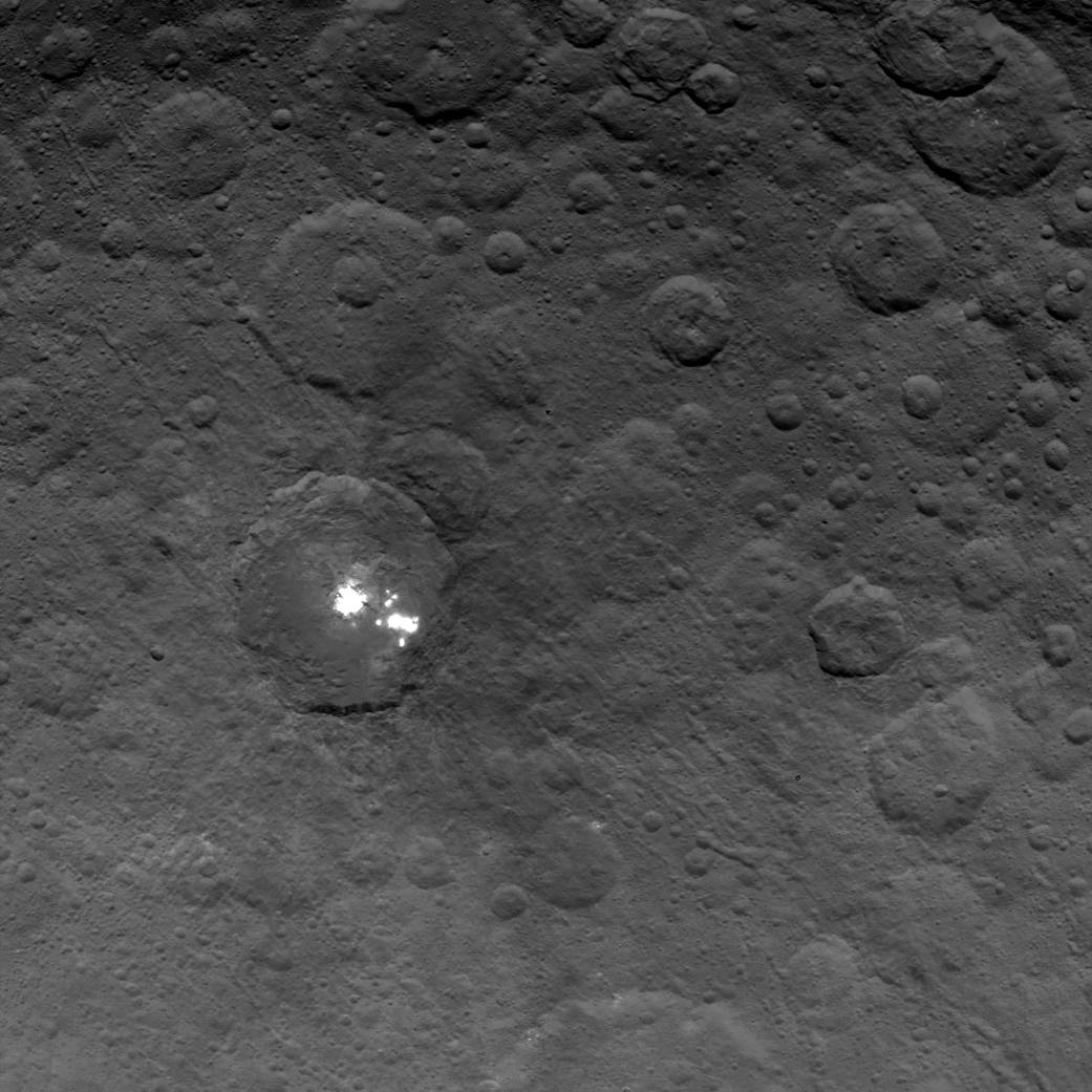 Strange Bright Spots on Ceres Create Mini-Atmosphere on Dwarf Planet